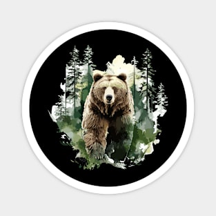 Grizzly Bear Animal Beauty Nature Wildlife Discovery Magnet